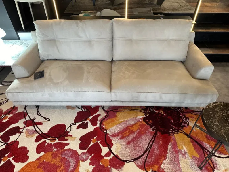 Divano relax tessuto in misto piuma  Flex team a prezzo Outlet