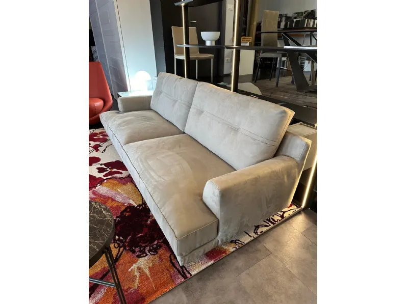 Divano relax tessuto in misto piuma  Flex team a prezzo Outlet