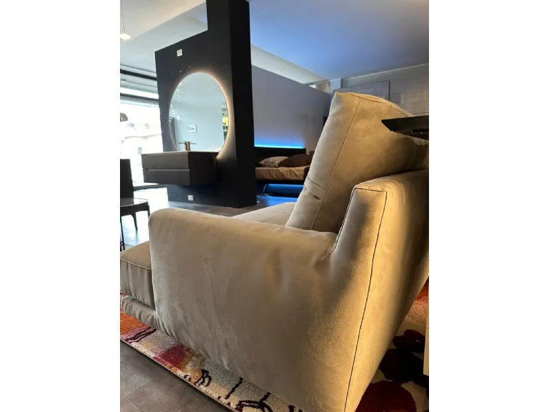 Divano relax tessuto in misto piuma  Flex team a prezzo Outlet