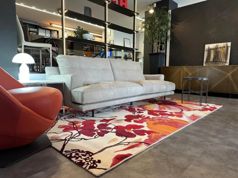 Divano relax tessuto in misto piuma  Flex team a prezzo Outlet