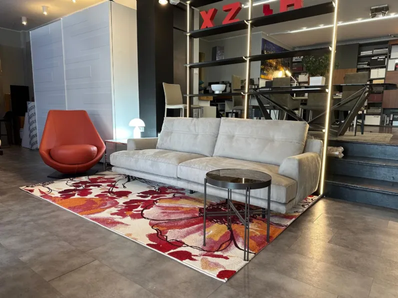 Divano relax tessuto in misto piuma  Flex team a prezzo Outlet