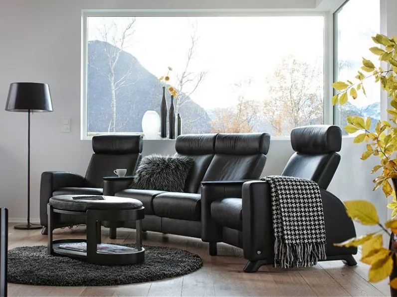 Divano relax Stressless arion home cinema sc121 Ekornes OFFERTA OUTLET