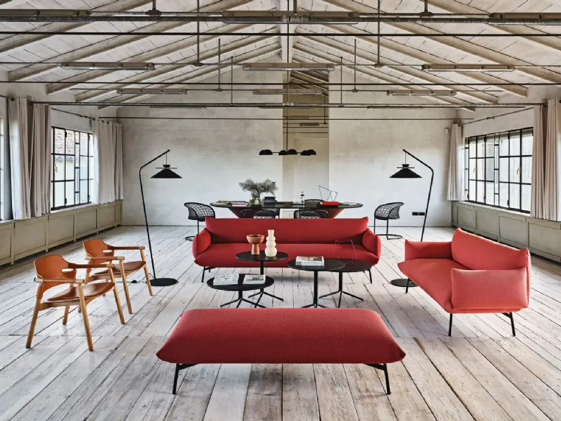Divano relax tessuto in poliuretano  Md work in Offerta Outlet