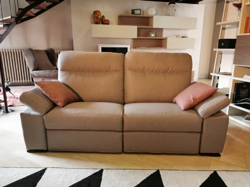 Divano in Tessuto stile moderno modello Valencia comfort scontato - 50%