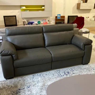 Divano in Pelle stile moderno modello William scontato - 60%