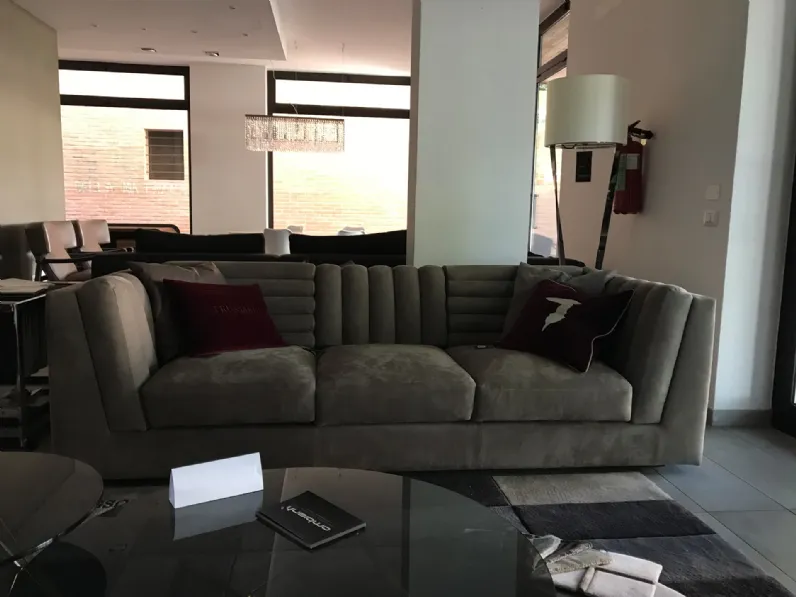 Divano Relief d3 in Pelle non sfoderabile  di Fendi casa scontato 69%