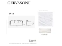 Divano Gervasoni Up12 a prezzo scontato. Rivestimento di qualit!