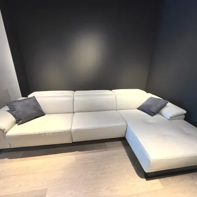 Divano Seneca in Pelle S.b. salotti a prezzo scontato