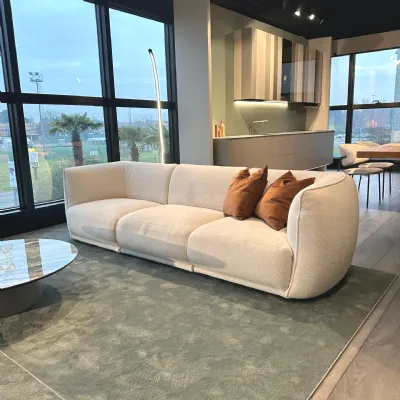 Divano Saba Vela piping PREZZI OUTLET sconto 35%