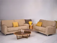 Divano in Microfibra stile moderno modello San sebastian scontato - 50%