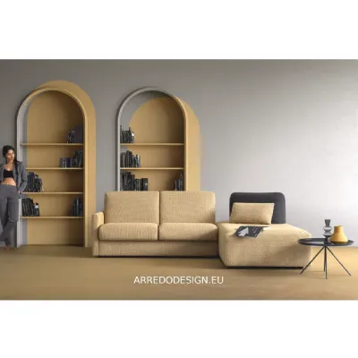 Divano Letto con penisola Sax di Samoa a prezzo scontato