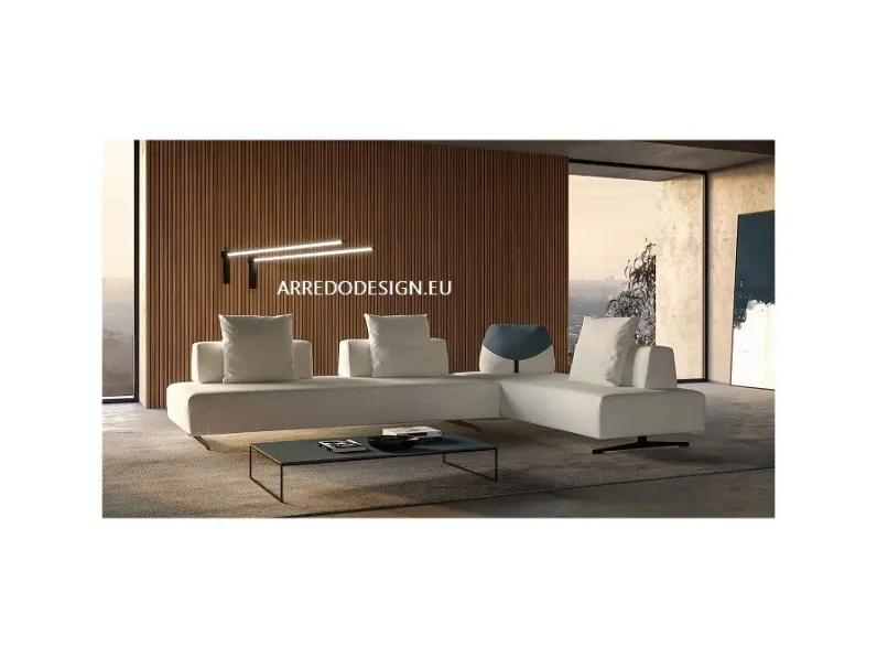 Divano da 4 posti modello Simply * di Doimo salotti scontato