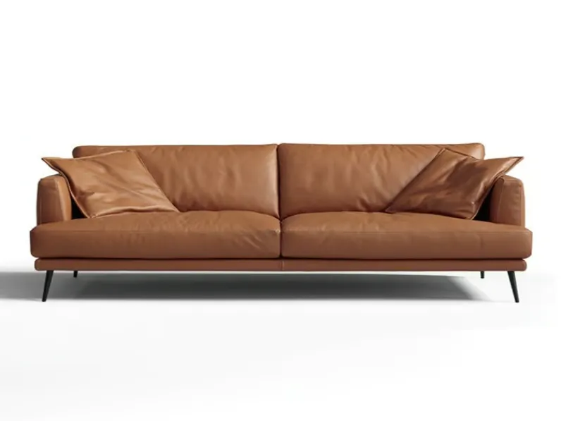 Divano in Tessuto stile moderno modello Sophia lineare scontato - 40%
