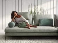 Divano Sound fly tessuto in poliuretano  Samoa a prezzo Outlet