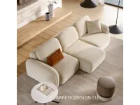 Divano design tessuto Susa di Le comfort con sconto del - 35%