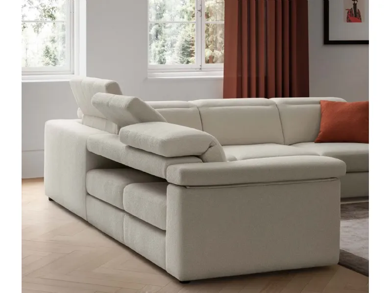 Divano moderno tessuto Swan di Le comfort con sconto del - 35%