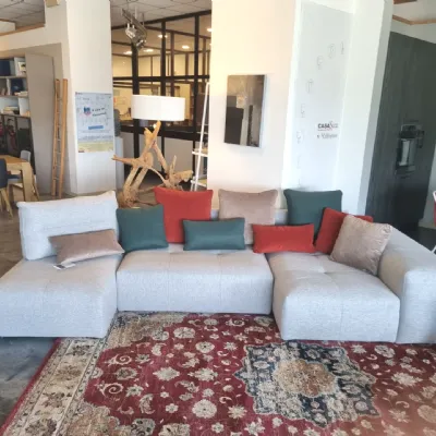 Divano in Tessuto stile moderno modello Taos scontato - 45%