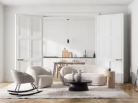 Divano design tessuto Tecla di Bizzotto con sconto del - 40%