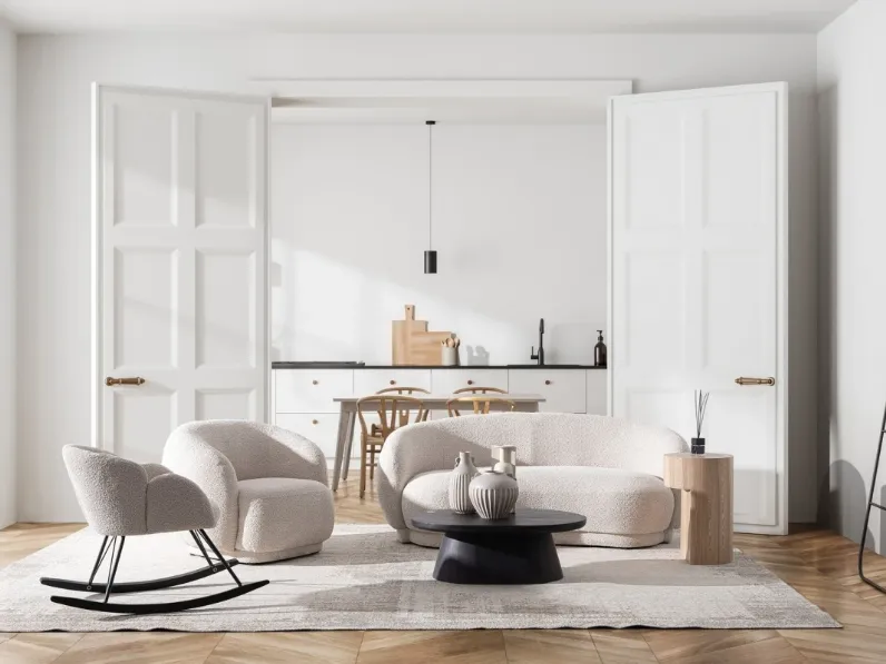 Divano design tessuto Tecla di Bizzotto con sconto del - 40%