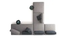 Divano Sanders Ditre Italia: Tessuto, 7277. Design moderno.