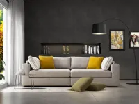 Divano tessuto in misto piuma  Md work in Offerta Outlet