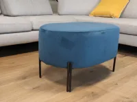 Pouf in tessuto Timis a marchio Le comfort a prezzo scontato
