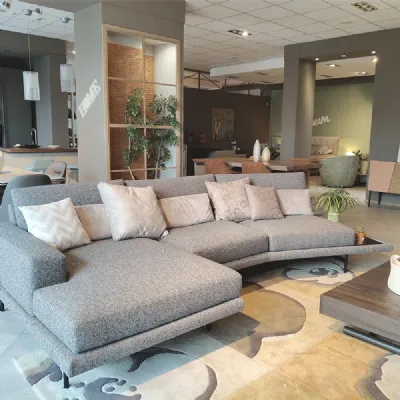 Divano Trace in Tessuto Musa salotti a prezzo scontato