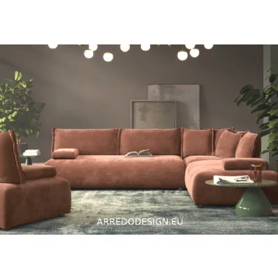 Divano Vario tessuto in poliuretano  Rigosalotti a prezzo Outlet