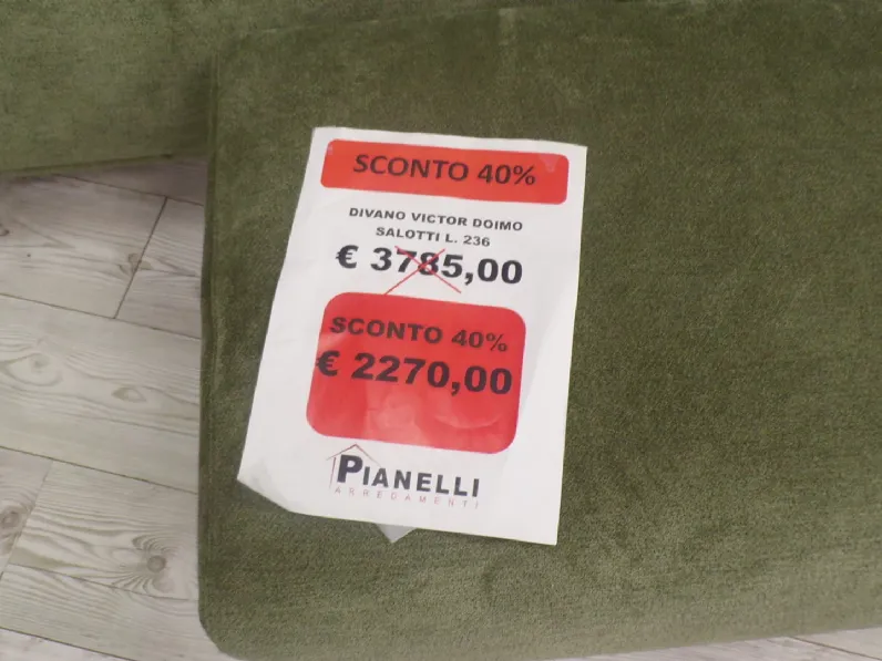 Divano Victor Doimo salotti in OFFERTA - 40%
