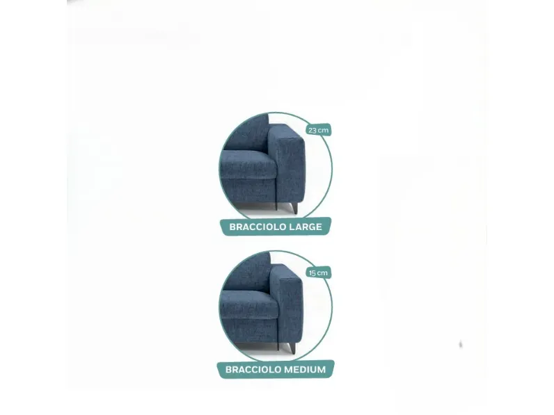 Divano da 3 posti modello William  di Collezione esclusiva scontato
