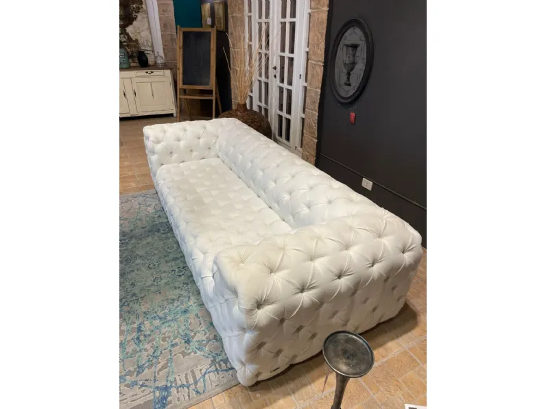 Divano in Tessuto stile classico modello Cv 200 divano otis - viluma  scontato - 59%