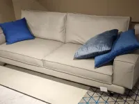 Divano in Pelle stile moderno modello Lungarno scontato - 31%