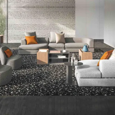 Divano Lineare in Tessuto Pixi di Liu jo living 