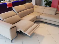 divano con recliner elettrico e movimento relax