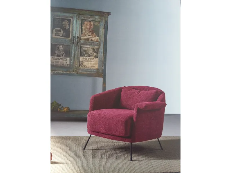 Poltrona in stile design Bordeaux Artigianale in Offerta Outlet