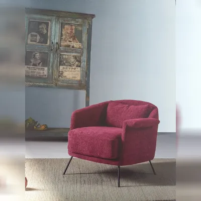 Poltrona in stile design Bordeaux Artigianale in Offerta Outlet