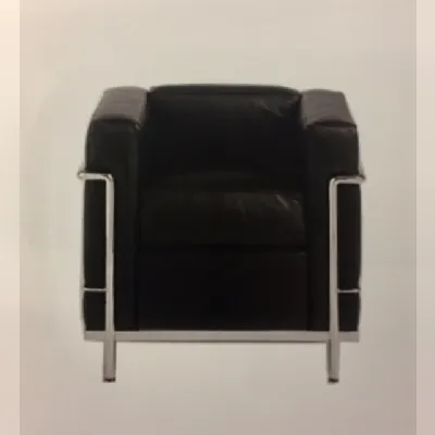 Poltrona Lc2 - art.e/8/p - le corbusier Esprit nouveau OFFERTA OUTLET