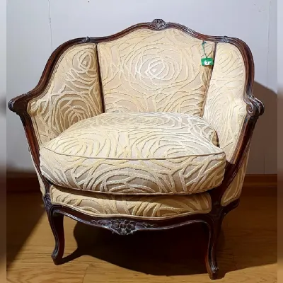 Poltrona in Tessuto Luigi xv Collezione esclusiva in Offerta Outlet