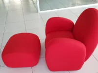 Poltrona Torino Diva design in Tessuto SCONTATA