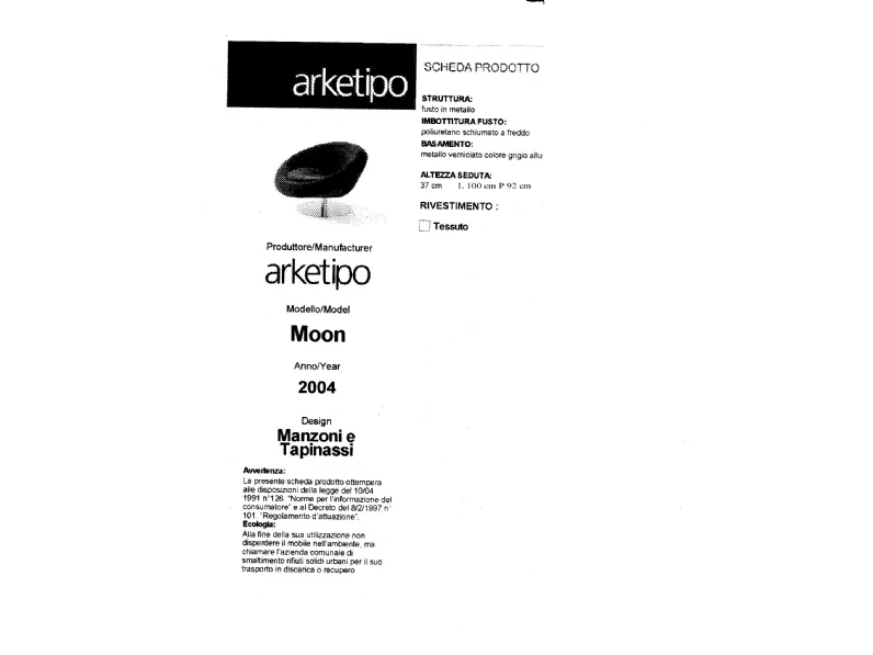 Poltrona Moon Arketipo ad un prezzo vantaggioso