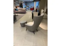 Poltrona relax in Pelle Mamy blue Poltrona frau