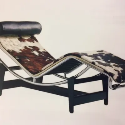 Poltrona relax in Tessuto Chaise lounge - art.e/4/c - le corbusier Esprit nouveau