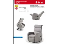 Poltrona con movimento relax Silvia in Tessuto Il benessere a prezzi outlet 
