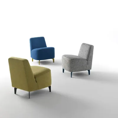 Poltroncina modello Dory Artigianale in Tessuto in Offerta Outlet