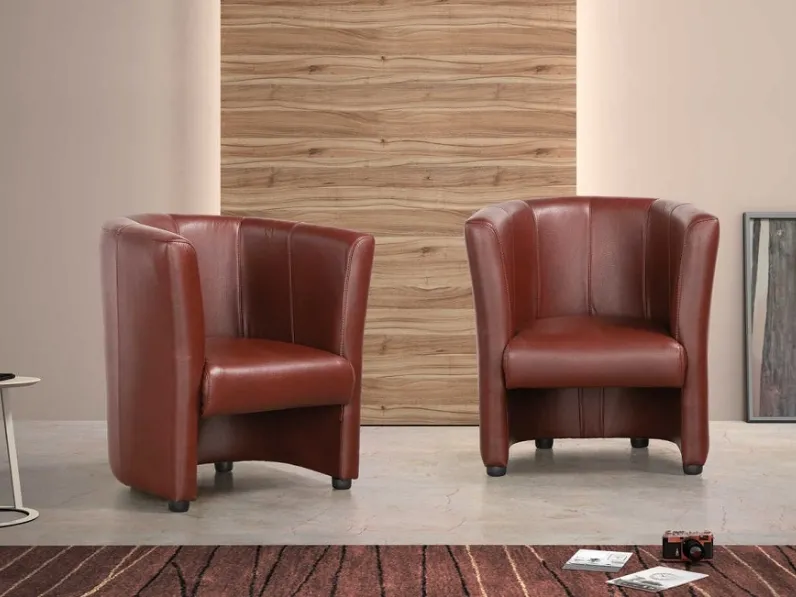 Poltroncina in stile Moderno Con seduta fissa con forte sconto