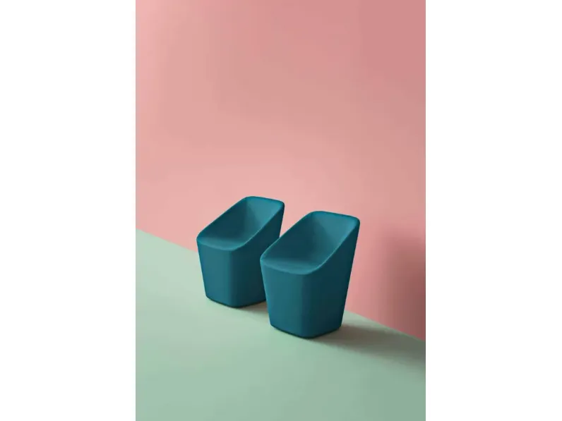 Poltrona in stile design Log 365 Pedrali in Offerta Outlet
