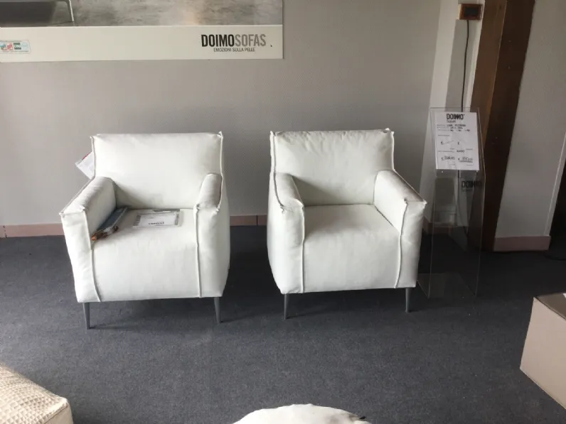 Poltrona in stile design Luna Doimo salotti in Offerta Outlet