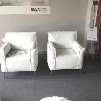 Poltrona in stile design Luna Doimo salotti in Offerta Outlet