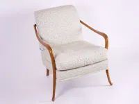 Poltrona Asolo Artigianale in Tessuto SCONTATA