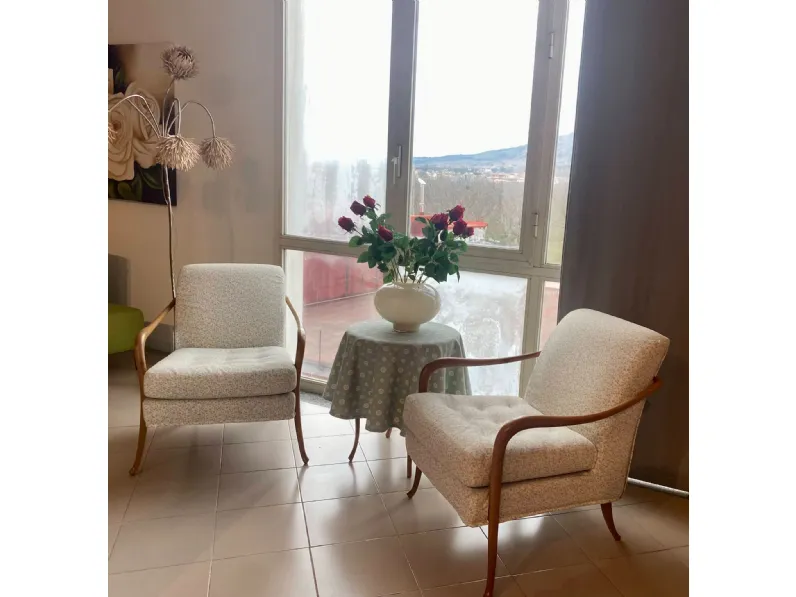 Poltrona Asolo Artigianale in Tessuto SCONTATA